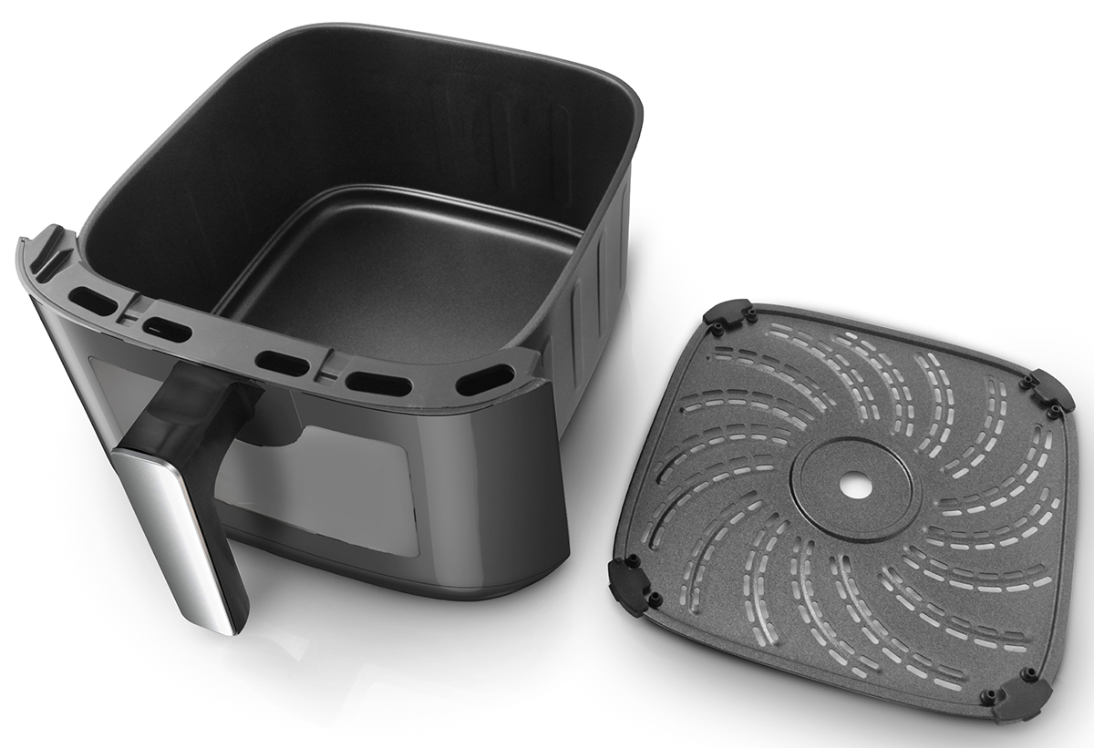 Παρουσιάζει τον κάδο και τη σχάρα